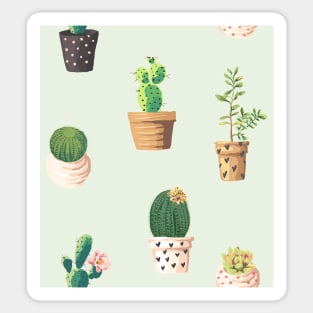 Cactus Pattern Sticker